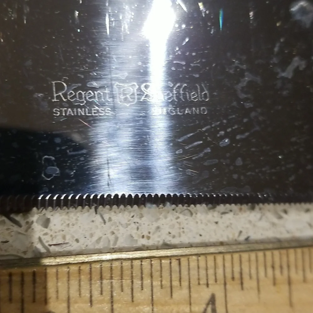 Vintage Regent Sheffield stainless steel serving knife